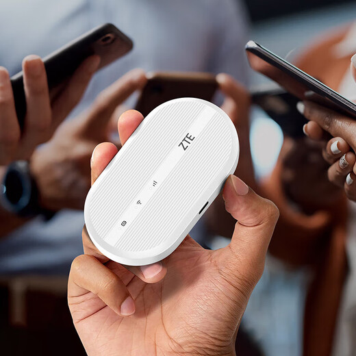 ZTE Hotseller NO.1 U10LS portable wifi6 card-free wireless high-speed support 2025 5G/4G equipment portable router unlimited mobile Unicom Telecom flagship model dual network switching WiFi6-2000 mAh white ZTE official gift 1500G - no speed limit, no false standard