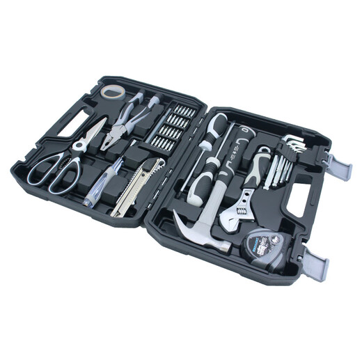 Shantou Lincun imported household tool box set family vehicle electrician hardware tool collection vise high-end tool set Qingying set