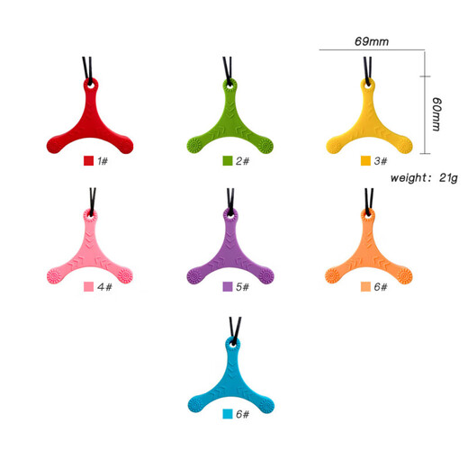 Teether Creative Dart Silicone Baby Soothing Oral Anti-falling Teething Stick Children's Teething Stick Pink 1 Pack