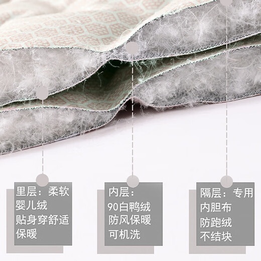 Yi Shangmei down pants women's inner wear winter plus velvet thickened inner liner warm cotton pants women's Northeast minus 30 degrees windproof and cold protection