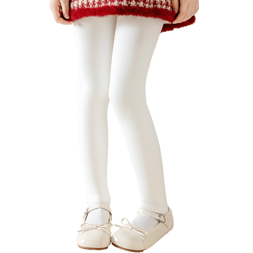 Catman children's socks for girls in autumn and winter, plus velvet and thickening + 5A antibacterial pantyhose, baby and older children's bottoming dance socks