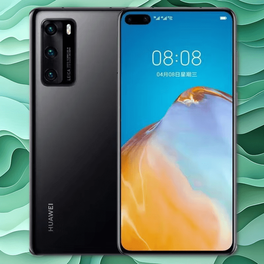 Huawei (HUAWEI) P40 Kirin 990 processor NFC full Netcom 5G mobile phone 50 million Leica three-camera 32 million front-facing beauty selfie phone p40 black 8GB+128GB/all Netcom 5G package 1 third-party screen