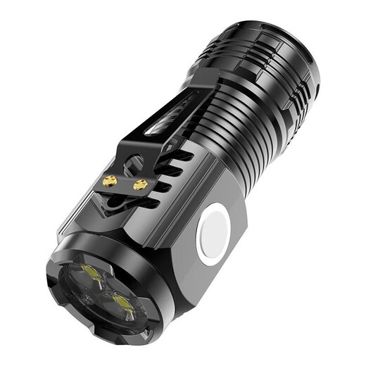 LED strong light flashlight zoom long-range ultra-high endurance outdoor multi-function searchlight outdoor emergency long-range strong light flashlight 250 mAh ABS high-brightness model