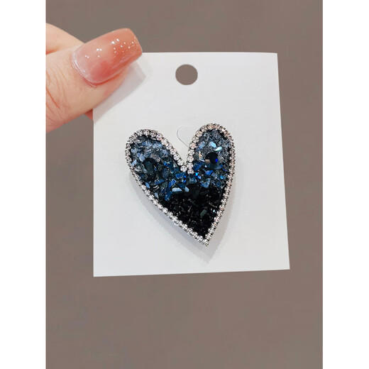 SNQP personalized creative niche design love rhinestone brooch women's suit corsage brooch brooch-rhinestone heart