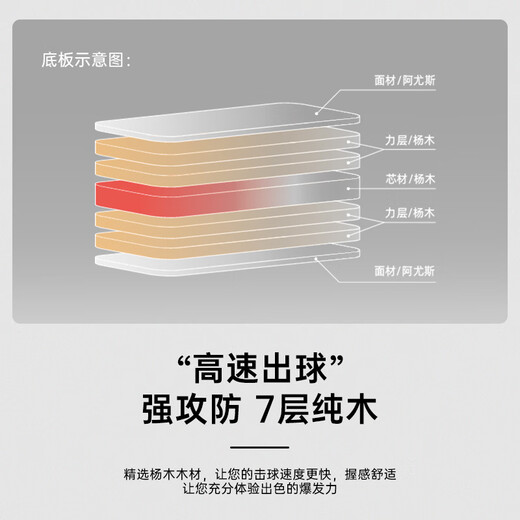 Anta 3-star table tennis racket (Jingcang quick release + 6 balls + racket bag) table tennis racket P301 horizontal single shot