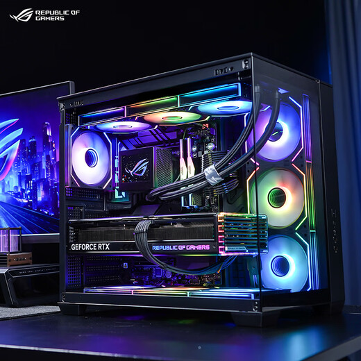 ASUS family bucket RTX5060Ti/RTX5060/5070 host i5 14600KF assembled computer host delta game live broadcast configuration DIY complete computer desktop i5 14600KF+RTX5060丨Configuration 2