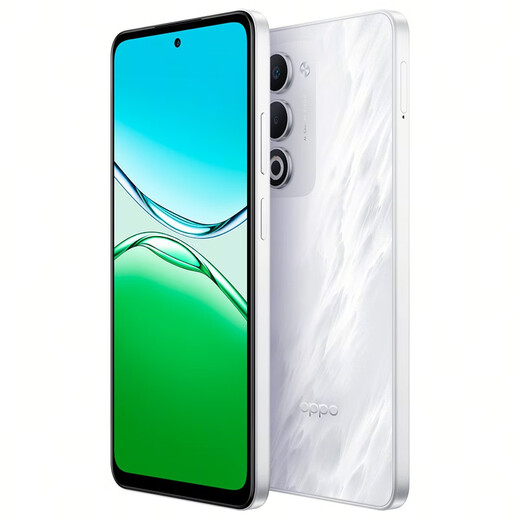 OPPO A6i 8GB+256GB Cloud White IP65 Lifeproof Waterproof Super Anti-fall Diamond Structure 6000mAh Durable Battery 5G Smartphone National Subsidy