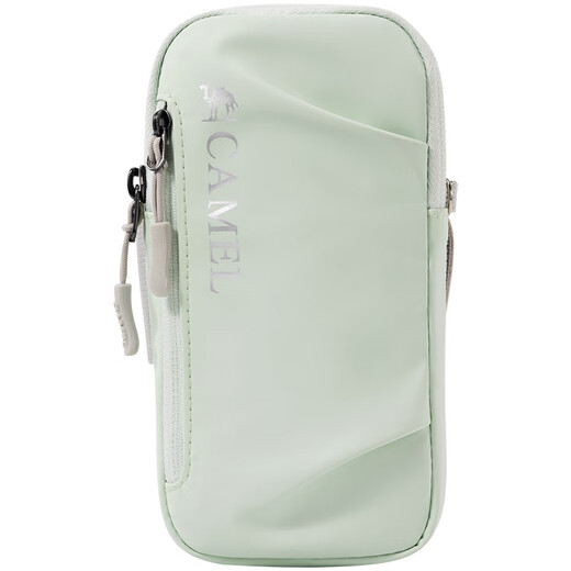 Camel running sports mobile phone arm bag mobile phone bag arm storage bag wrist bag arm bag men and women outdoor mobile phone bag Phantom black, 575C635037