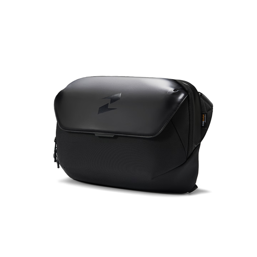Discoverer P6 new CORDURA wear-resistant shoulder bag crossbody bag men's bag lightweight simple commuting flat bag black-Kordura fabric