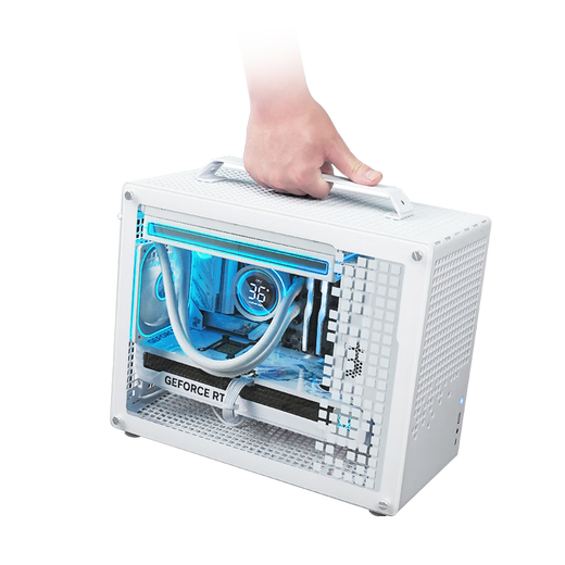 ASUS ROG Fukiyuki AMD R7 9800X3D/RTX5080/5070TI/RX9070XT high-end mini desktop assembly computer console game machine Qiao Sibo Z20 with two | 9800X3D | RTX5060TI