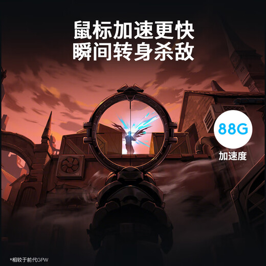 Logitech (G) GPW 4ème génération chiot souris de jeu sans fil e-sports shit king 4ème génération ergonomique double mode mécanique légère souris chinois cadeau de la Saint-Valentin pour petit ami WF13B GPW 4ème génération chiot Jiying noir