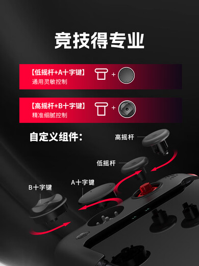 Betop (Betop) Betop g2G2 game controller Betop controller mobile phone hand Betop G2 white silver + replacement joystick + replacement