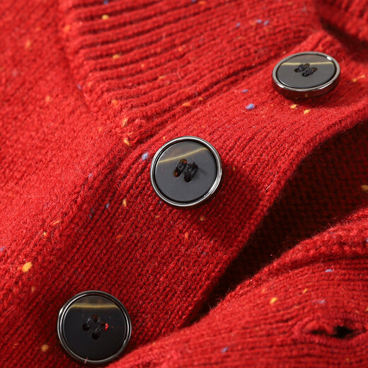 Antonio 400G heavyweight thickened retro Henry collar light luxury warm cashmere sweater for men 100% cashmere