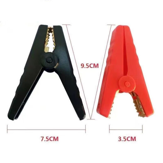 He Jiangong emergency start power clip car with live wire car charging treasure ignition with wire battery silicone connection cable EC5 battery clip direct charging anti-reverse interface