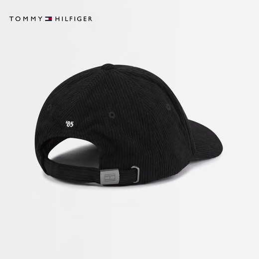 Tommy Hilfiger25 Nuevo otoño e invierno Cororado para hombres RETRO RETRO Capas de béisbol de béisbol bordado Simple Baseball 13583 Black BDS One Size (circunferencia de la cabeza 55-61 cm)