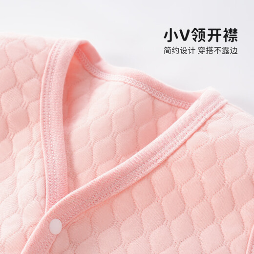 Yiershuang children's vest outer wear vest autumn and winter three-layer quilted girls' bottoming top baby sleeveless warm vest