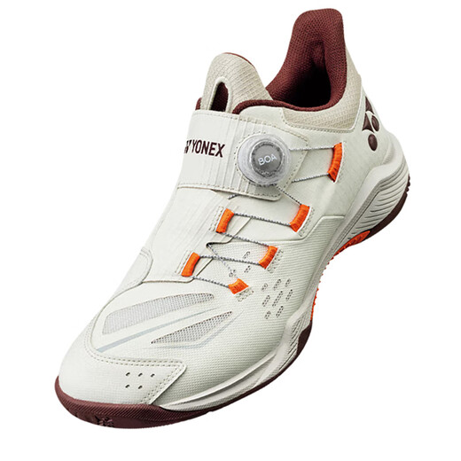 YONEX尤尼克斯羽毛球鞋专业动力垫减震耐磨防滑宽楦SHB88D3WEX浅米42
