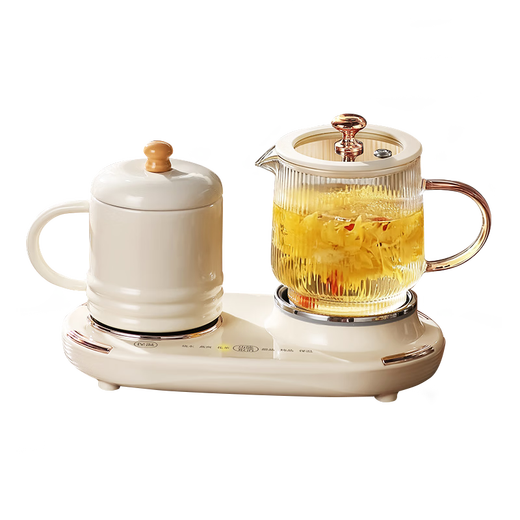 SUOBN genuine multifunctional fully automatic kettle health kettle electric kettle all in one kettle glass cup small one person brand official flagship store 1L double cup smart health kettle stew all in one + one year warranty
