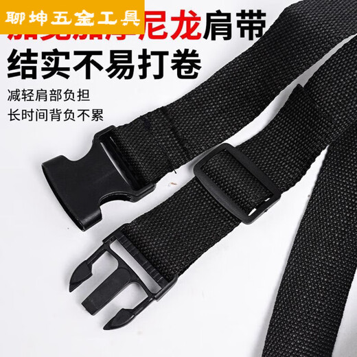 FANCYCHIC welding rod waist bag fire-proof and anti-scalding thickened canvas tool bag black wear-resistant welder special high-altitude belt welding rod pocket thickened canvas welding rod bag with belt double pocket
