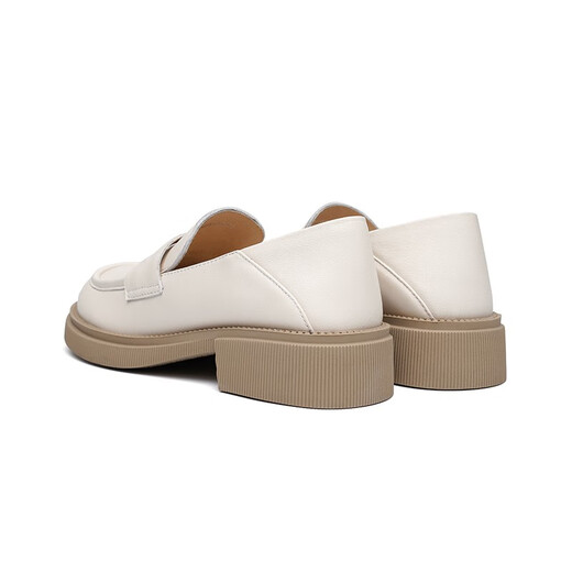 Rote Libellefly-Slipper neuer dicker Sohle Erhöhung kleiner Lederschuhe Britische Runde-Zehnte-Einzelschuhe WTB13582 Bei White 39