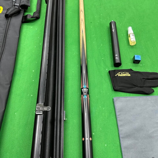 Yebao G2 with NFC can check the nfc one-to-one chip, hand-coded, transparent, Chinese-style American billiard cue, single cue + aluminum cue box + luxury accessories