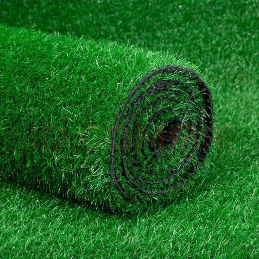Simulated lawn encrypted and thickened artificial outdoor artificial plastic lawn kindergarten park step-resistant decorative turf green bottom 20mm thick spring grass 2*25 meters 50 square meters full roll