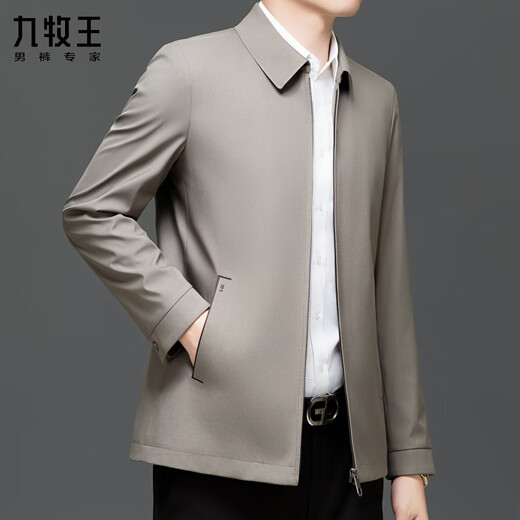 JOEONE Lapel Jacket Men's 2025 Spring and Autumn Business Casual Jacket Navy M 170 Suitable for weight 90-120 Jin Jin equals 0.5 kg