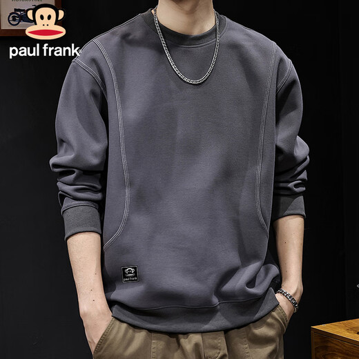Big mouth monkey (paul frank) sweatshirt men's spring and autumn heavy fashion brand jacket men's loose round neck bottoming shirt top clothes