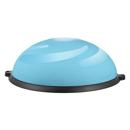 Body shaping yoga equipment wave speed ball semicircular balance ball yoga training thickened non-slip foot fitness home fitness 46 smooth thickened #grey/air pump pull rope air match