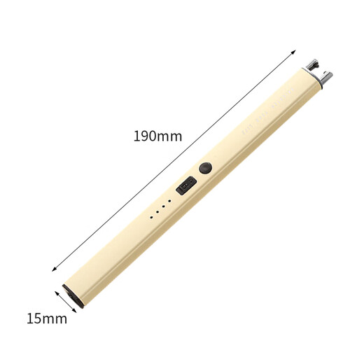 Aomeiyou pulse igniter aromatherapy candle lighter long handle gas stove ignition incense igniter milky white