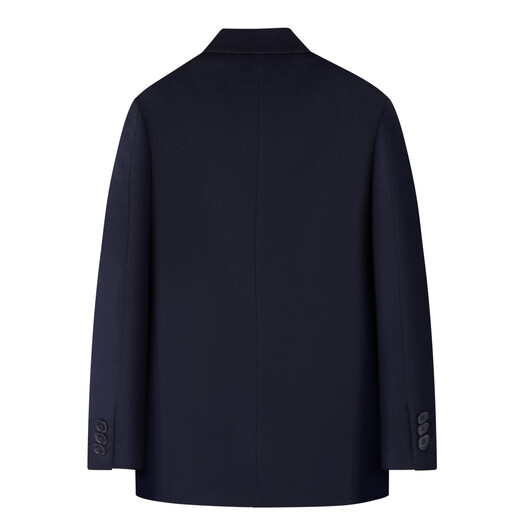 Shanshan (FIRS) 100% cashmere autumn and winter men's woolen coat with removable goose down liner close-fitting warm business casual jacket