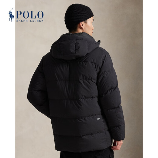 Polo Ralph Lauren Men's 25th Autumn Matte Quilted Down Jacket RL100339 001-Polo Black S Too Large