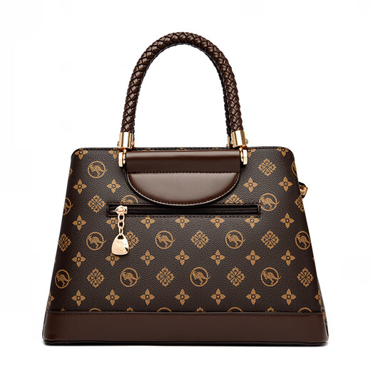 Snow love kangaroo gifts for mothers 30 years old 40 years old wife 50 handbags 2025 new mother bag mother lady bag women's bag brown gift box + silk scarf + hand bag card bag