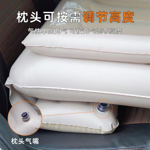 Uncle Snail Car Baby Sleeping Bed Children's High-speed Railway Sleeping Artifact Inside the car, baby with baby rear seat, baby inflatable sleeping mattress [flagship model] Upgraded wrap-around guardrail + electric power supply inflatable pump and full set of accessories