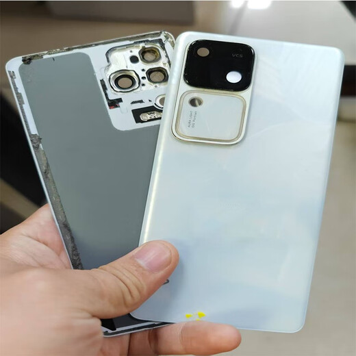 Suitable for vivoS1818Pro back cover original disassembly battery back cover outer rear shell screen glass original second-hand mobile phone case S18 back cover dark black with frame disassembly 98 new