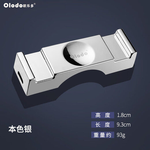 Olodo thickened chopstick holder, commercial alloy chopstick holder, chopstick holder, spoon holder, male chopsticks, male spoon, chopstick holder, wine table setting, chopstick pillow, natural silver, thickened and lengthened, holds a spoon, 2 pairs