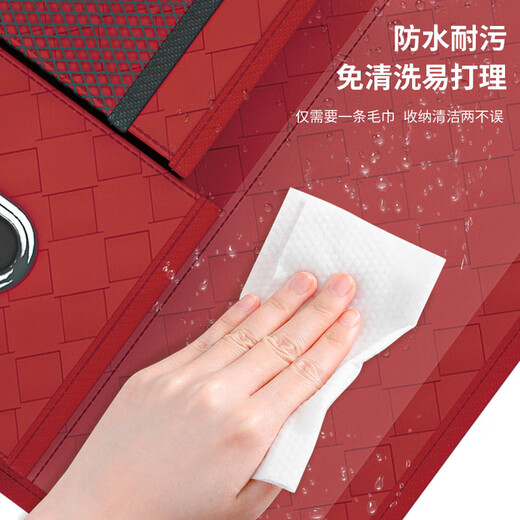 Car seat back storage bag car storage hanging bag car storage artifact back chair car long + short coffee brown