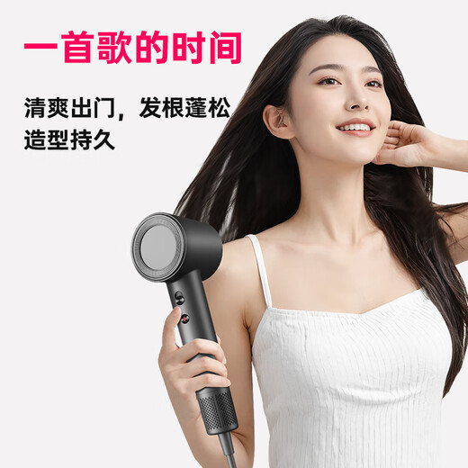 Creade high-speed hair dryer for hair household high-power quick-drying negative ion hair dryer star hotel birthday gift box national subsidy K-4043 K-4043 platinum gray gift box with free air nozzle + wall-mounted bracket