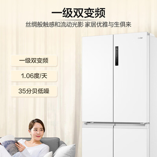 海尔（Haier）国家补贴20%冰箱四开门656/659升家用电冰箱一级能效节能EPP超净净味阻氧干湿分储母婴三档变温 【咨询领补贴】BCD-659WGHTDE5WVU1