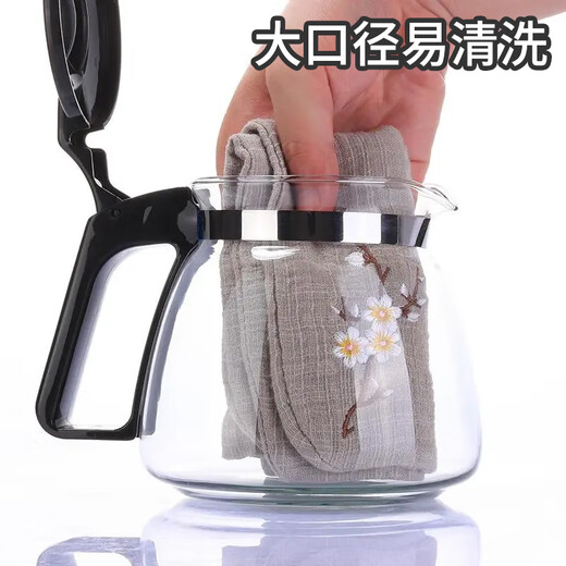 Mengting teapot thickened glass stainless steel filter teapot large capacity kettle tea set 1000ml