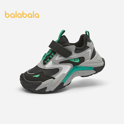 Balabala children's shoes children's sports shoes for boys and girls 2025 new autumn and winter shoes outdoor non-slip plus velvet to keep warm and trendy