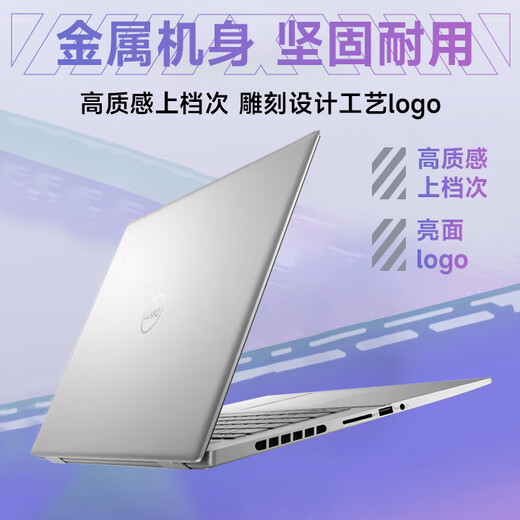 Dell (DELL) Inspiron 16Plus 16-Zoll-Großbild-Kreativ-Notebook 20 % Zuschuss für Designer, Studenten, Bürobearbeitung, Spielbearbeitung und Grafik, dünner und leichter Laptop der 13. Generation, Standarddruck i5-13420H, 2,5K-Augenschutzbildschirm, silberner 16G-Speicher, 2 TB Hochgeschwindigkeits-Solid-State-Anpassung
