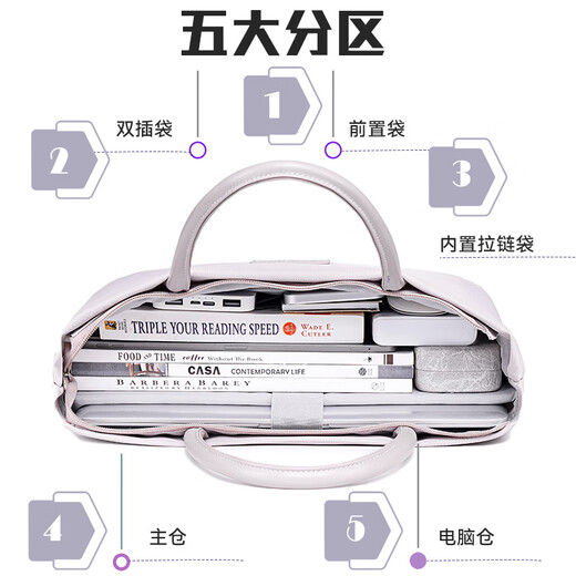 VICTORIATOURIST laptop bag portable 16-inch Apple macbook Lenovo Huawei girls' high-looking briefcase