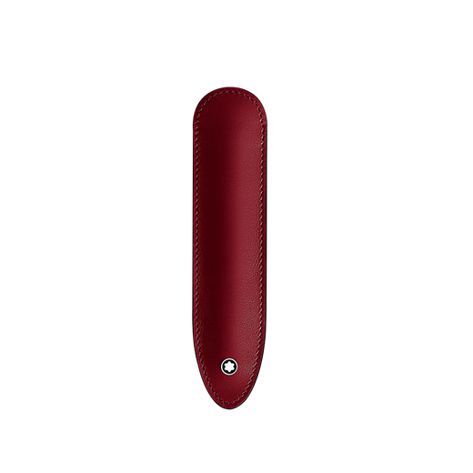 Montblanc (MONTBLANC) Meisterstuck Leather Pen Case 1 Pack Red 198816 New Year Gift
