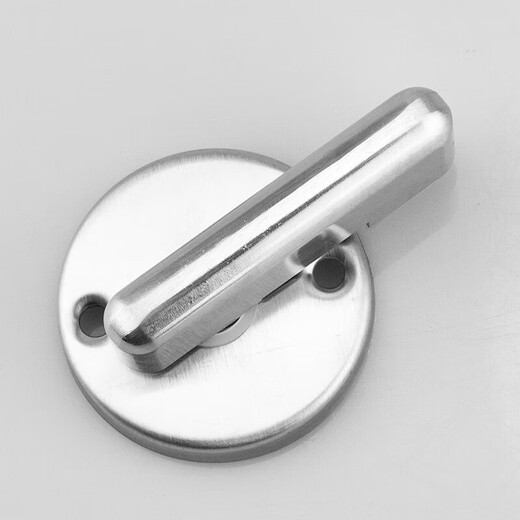 Hesdig JG-1917 stainless steel partition lock toilet door lock partition door buckle with unmanned indicator lock public toilet hardware accessories A type flat door lock (3 sets/piece) Jingcang flash delivery