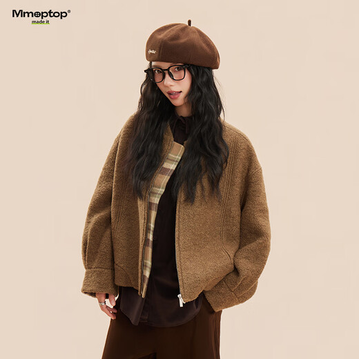 MMOPTOP literary retro beret autumn twill letter embroidery painter's hat women's big head circumference showing face small octagonal hat