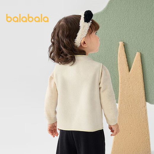 Balabala children's clothing children's vest reversible vest 2025 new autumn and winter clothing lamb velvet top clothes men's and women's baby clothes