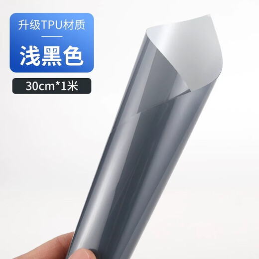 Umipa car light film TPU headlight protection film TPH blackened tail light repair scratches translucent car light protective color changing film High quality TPU light black 30cm*1 meter
