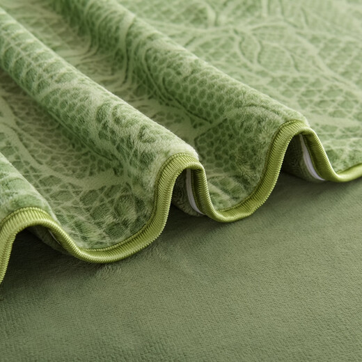 Mercury series 2025 new winter milk velvet four-piece set, thickened and warm coral velvet quilt cover, double-sided velvet quilt cover sheet, warm time, thickened and warm, anti-static, 1.8m bed sheet style, four-piece set - suitable for 200*230cm quilt core