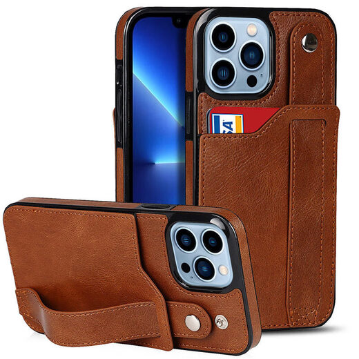 MOTO -Aufgabe für Apple 15/16 Mobiltelefonhülle iPhone14pro Max Schutzhülle Wallet Card Armband Stand Business MEN Apple 16plus Personalisierte kreative Back Case [Classic Black] iPhone15